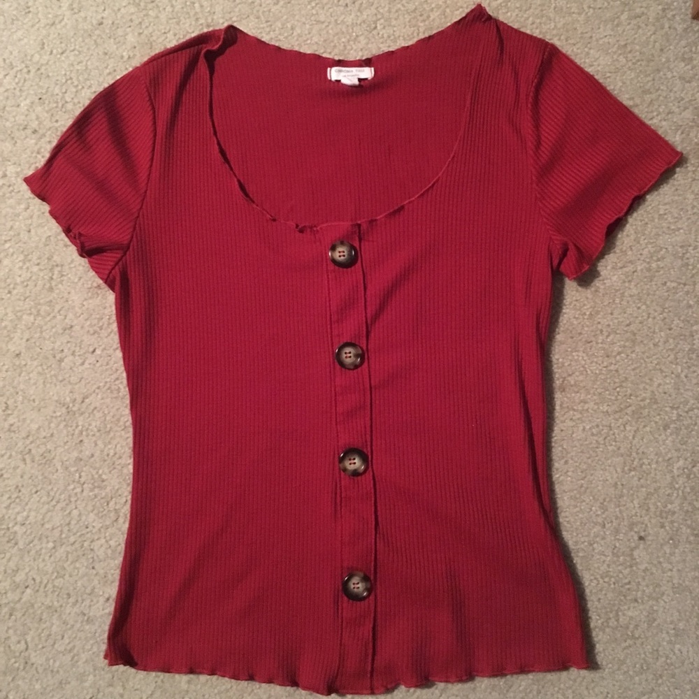 CHROMA TALE red short sleeve